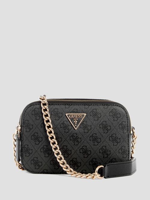 Guess Noelle Quatto G Camera Crossbody Negrii | GUESS-SN28962