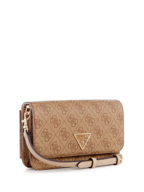 Guess Noelle Quattro G Crossbody Organizer Wallet Maro | GUESS-SN29478