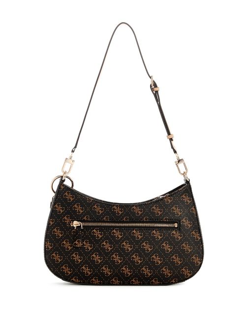 Guess Noelle Top-Zip Shoulder Bag Maro | GUESS-SN29180