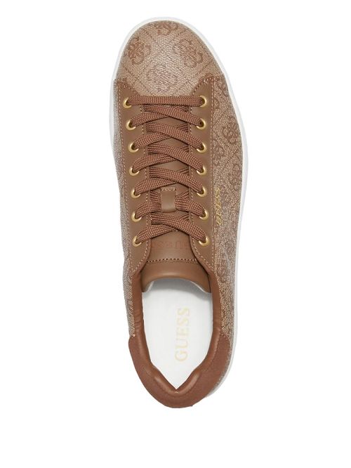 Guess Nola Quattro G Low-Top Sneakers Maro | GUESS-SN31896