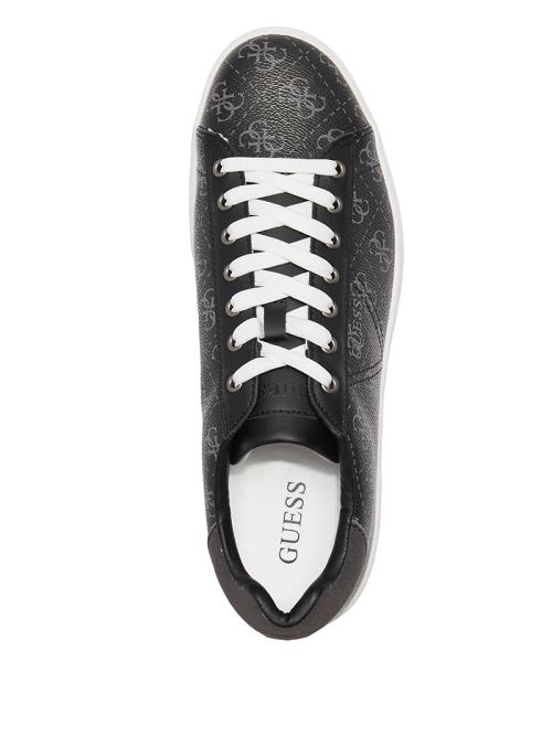 Guess Nola Quattro G Low-Top Sneakers Negrii | GUESS-SN31897