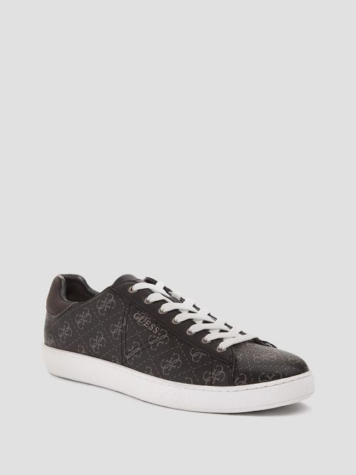 Guess Nola Quattro G Low-Top Sneakers Negrii | GUESS-SN31897