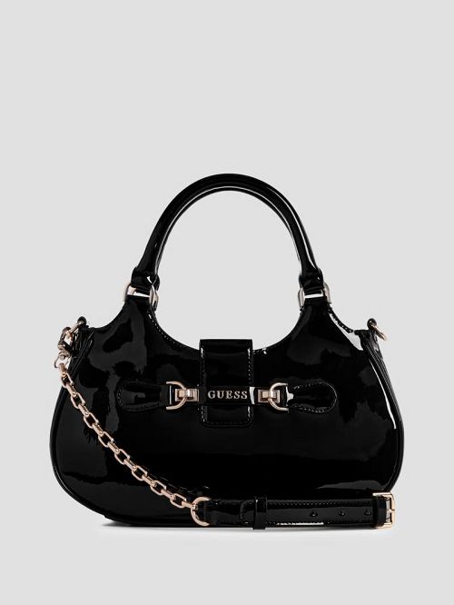 Guess Nolana Small Girlfriend Satchel Negrii | GUESS-SN28840