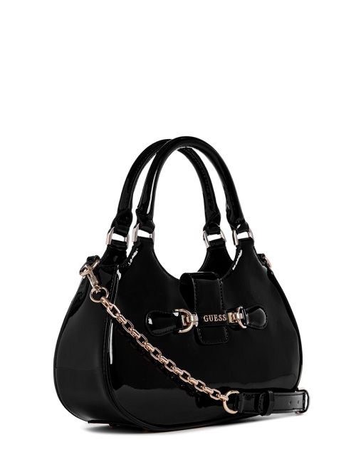 Guess Nolana Small Girlfriend Satchel Negrii | GUESS-SN29259