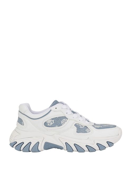 Guess Norina Peony Jogger Sneakers Negrii Albi | GUESS-SN29501