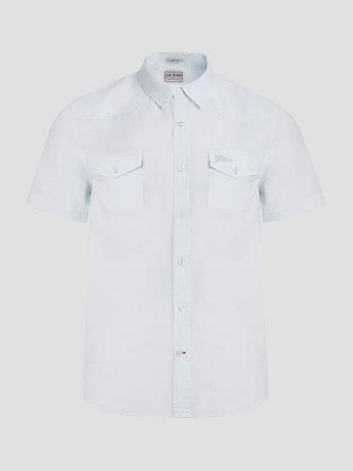 Guess Nottingham Shirt Albastri | GUESS-SN31146