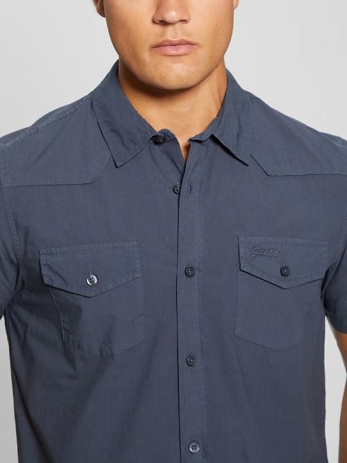 Guess Nottingham Western Shirt Albastri | GUESS-SN31226