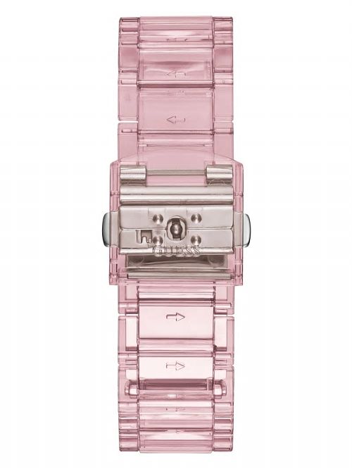 Guess Nude Transparent Multifunction Watch Bej | GUESS-SN30037