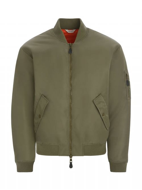 Guess Nylon Bomber Jacket Verzi | GUESS-SN30759