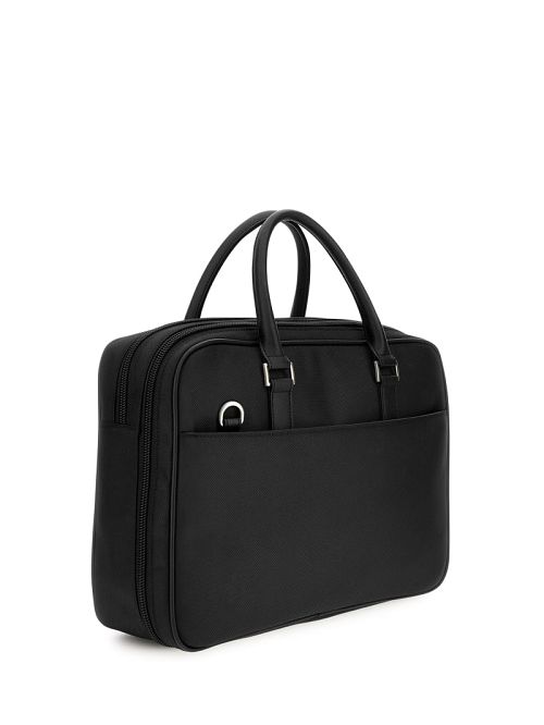 Guess Nylon Briefcase Negrii | GUESS-SN31700