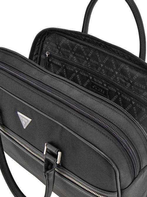 Guess Nylon Briefcase Negrii | GUESS-SN31700