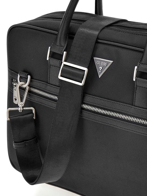 Guess Nylon Briefcase Negrii | GUESS-SN31700