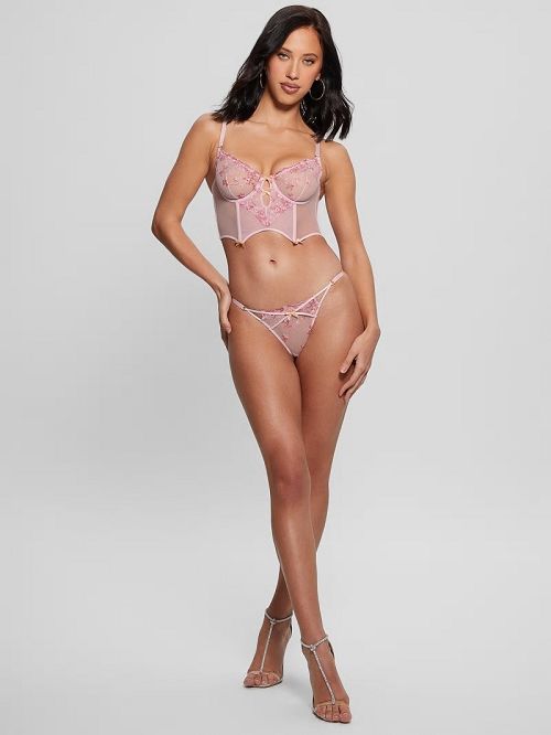 Guess Oriana Lace Bustier Roz | GUESS-SN28595