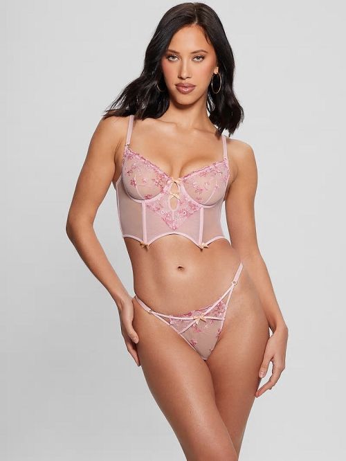 Guess Oriana Lace Bustier Roz | GUESS-SN28595