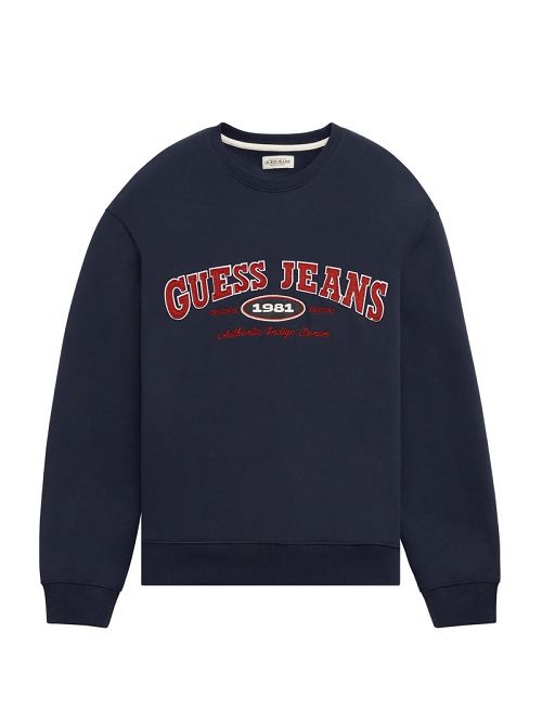 Guess Original Design Sweatshirt Albastri | GUESS-SN30978