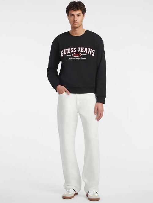 Guess Original Design Sweatshirt Negrii | GUESS-SN30937