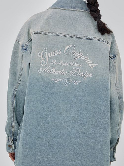 Guess Originals Authentic Denim Shirt Albastri | GUESS-SN27234