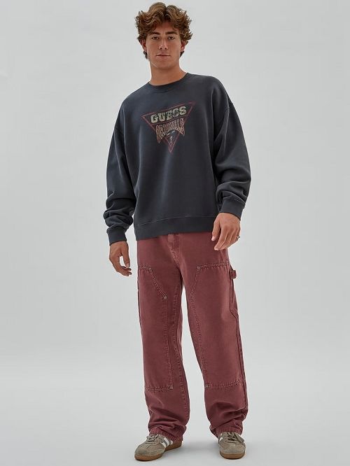 Guess Originals Canvas Carpenter Pant Rosii | GUESS-SN31409