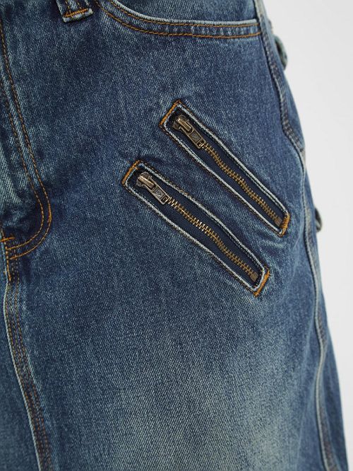 Guess Originals Cargo Denim Skirt Albastri | GUESS-SN26576