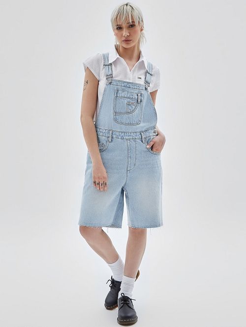 Guess Originals Carpenter Shortalls Albastri | GUESS-SN26828