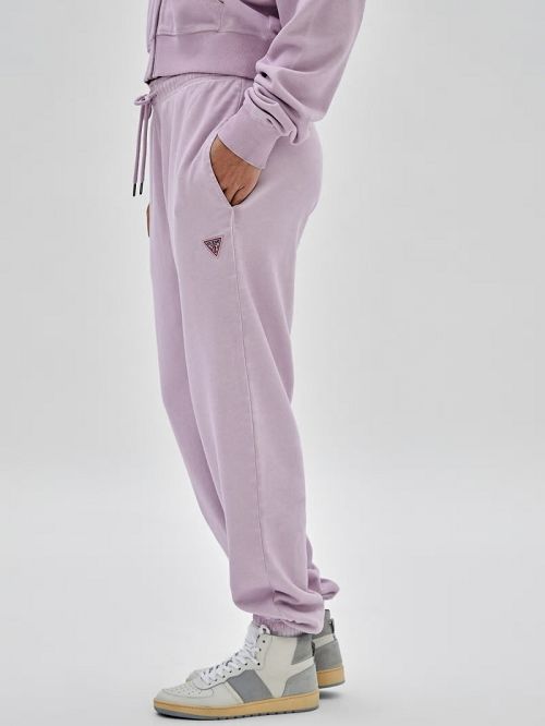 Guess Originals Classic Logo Joggers Violet | GUESS-SN28443