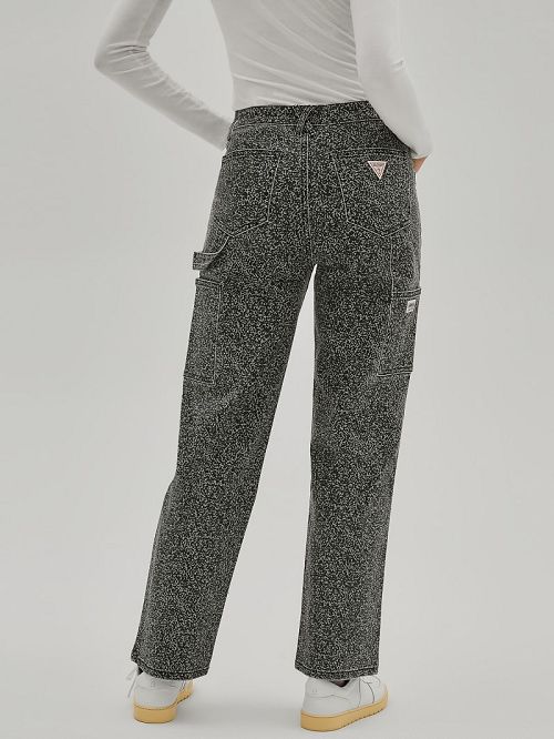 Guess Originals Composition Print Carpenter Jeans Bej | GUESS-SN26509