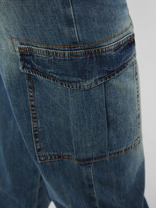 Guess Originals Denim Cargo Capris Albastri | GUESS-SN26504