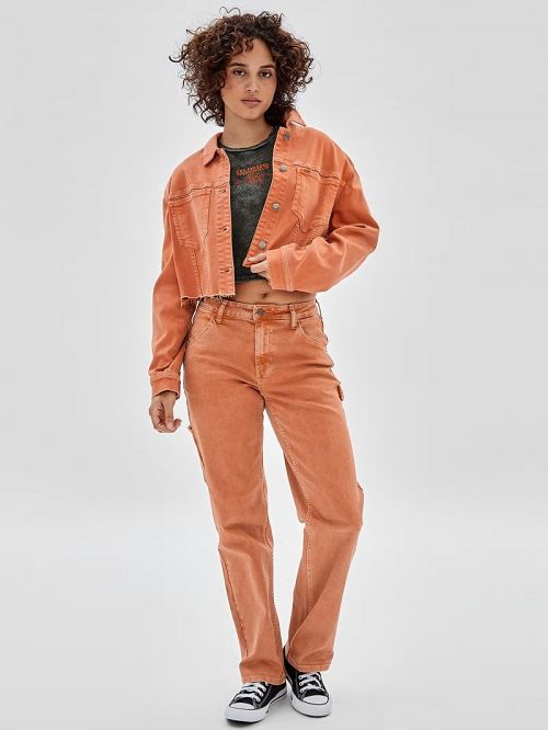 Guess Originals Denim Jacket Portocalii | GUESS-SN27910