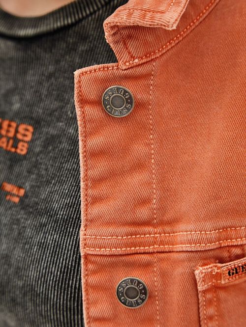 Guess Originals Denim Jacket Portocalii | GUESS-SN27910