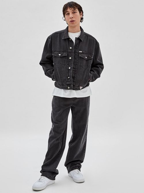Guess Originals Denim Kit Jacket Negrii | GUESS-SN30715
