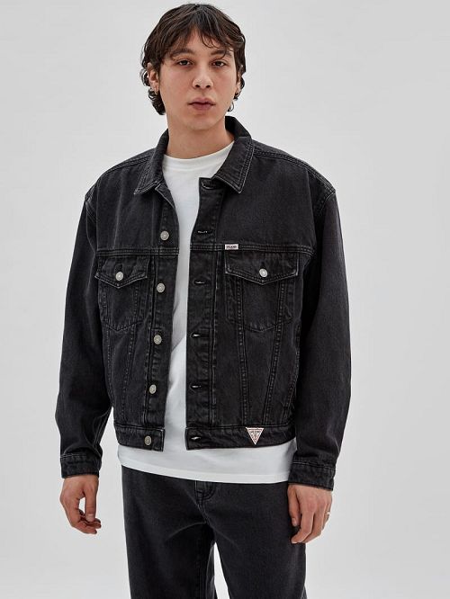 Guess Originals Denim Kit Jacket Negrii | GUESS-SN30715