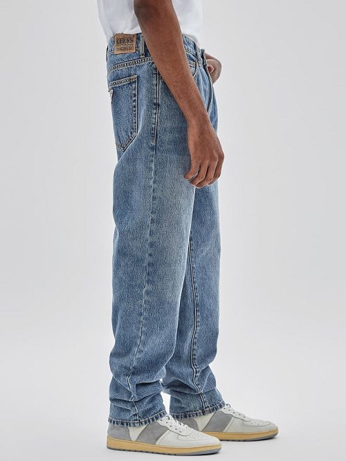 Guess Originals Denim Kit Straight Jeans Albastri | GUESS-SN30345
