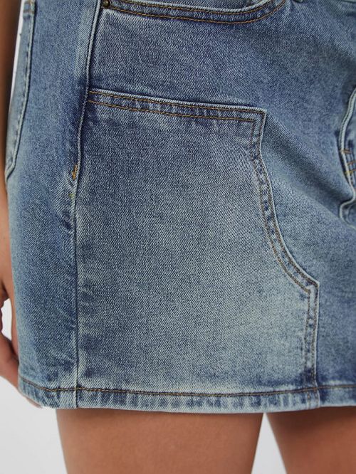 Guess Originals Denim Mini Skirt Albastri | GUESS-SN26510