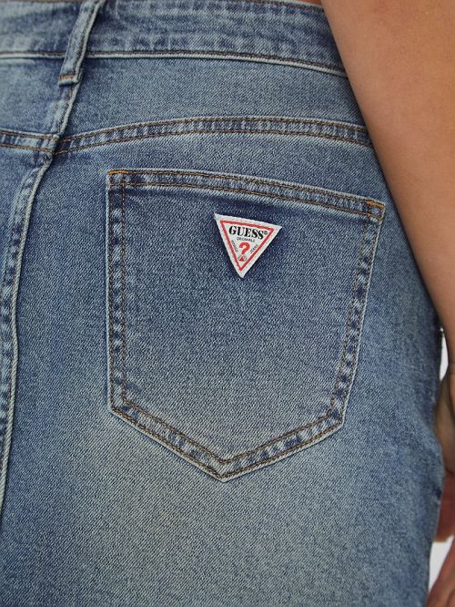 Guess Originals Denim Mini Skirt Albastri | GUESS-SN26510