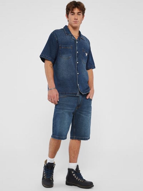 Guess Originals Denim Shorts Albastri | GUESS-SN30364