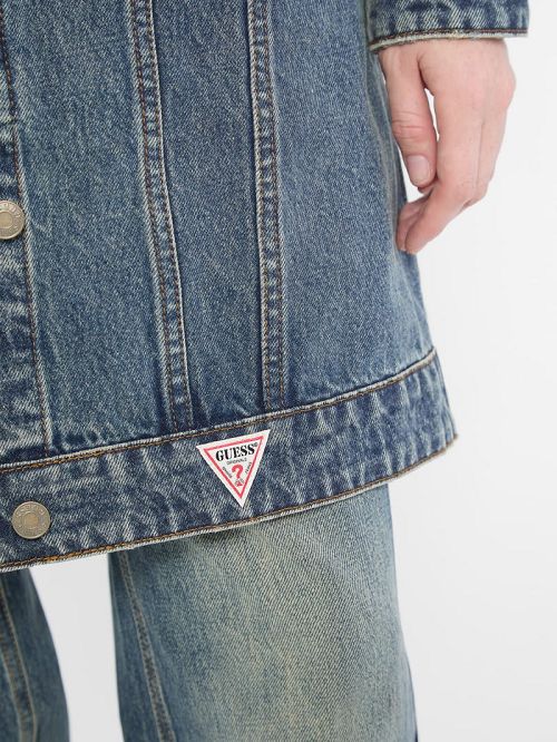 Guess Originals Denim Trucker Coat Albastri | GUESS-SN27906