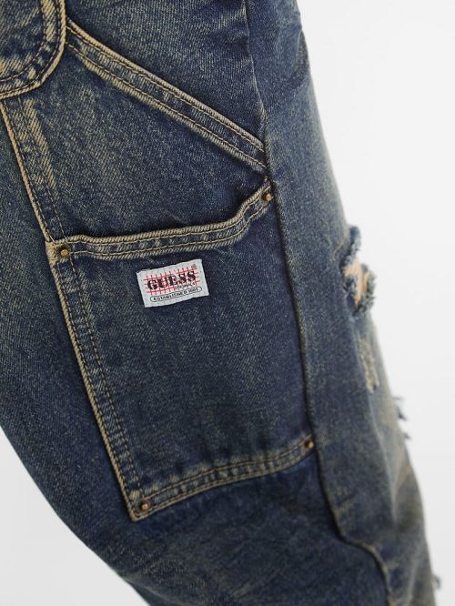 Guess Originals Distressed Carpenter Jeans Albastri | GUESS-SN26536