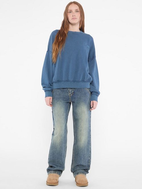 Guess Originals Distressed Pullover Albastri | GUESS-SN27736