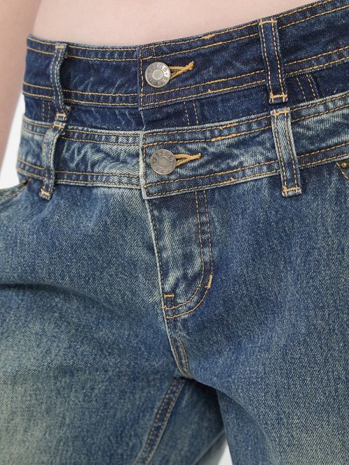 Guess Originals Double Waistband Carpenter Jeans Albastri | GUESS-SN26550