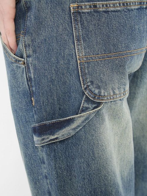 Guess Originals Double Waistband Carpenter Jeans Albastri | GUESS-SN26550
