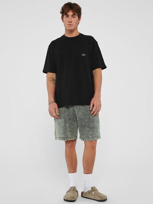 Guess Originals Eco Label Tee Negrii | GUESS-SN30480