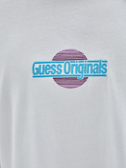 Guess Originals Eco Sunset Logo Tee Albi | GUESS-SN30483
