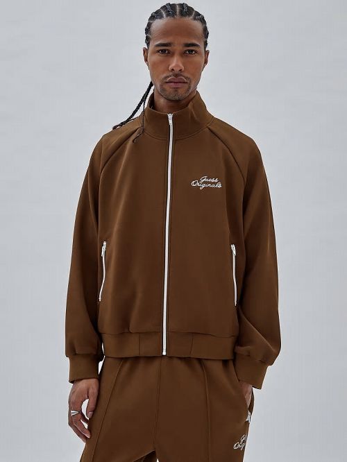 Guess Originals Eco Tricot Track Jacket Maro | GUESS-SN31465