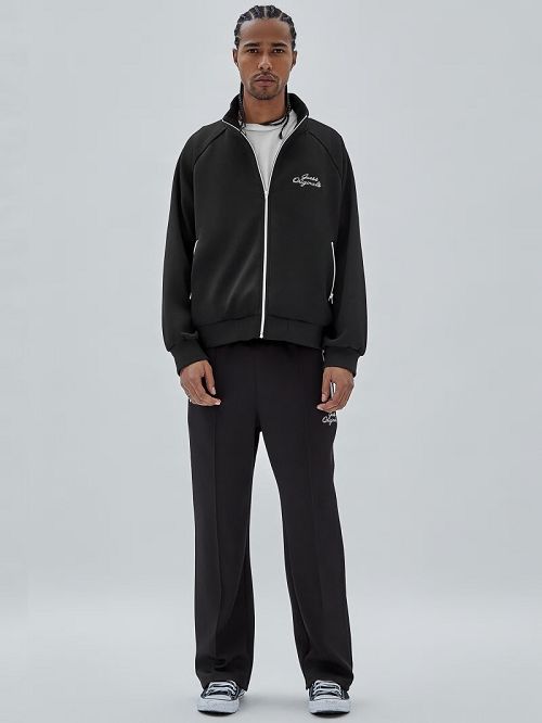 Guess Originals Eco Tricot Track Jacket Negrii | GUESS-SN31517