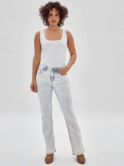 Guess Originals Kit Bootcut Jeans Albastri | GUESS-SN28222