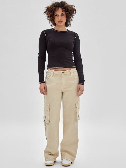 Guess Originals Kit Cargo Jeans Bej | GUESS-SN26523