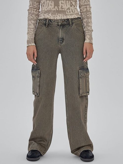 Guess Originals Kit Cargo Jeans Maro | GUESS-SN26583
