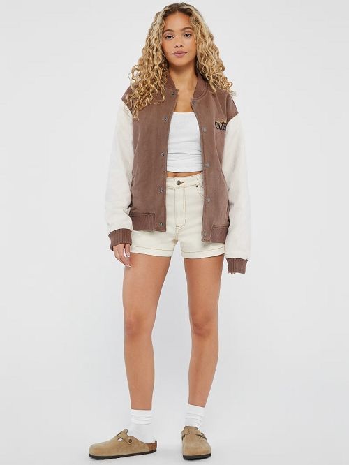 Guess Originals Kit Classic High-Waisted Shorts Albi | GUESS-SN28095