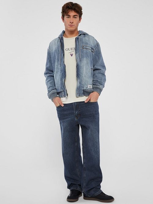 Guess Originals Kit Relaxed Jeans Albastri | GUESS-SN30402