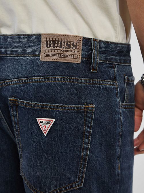 Guess Originals Kit Relaxed Jeans Albastri | GUESS-SN30402